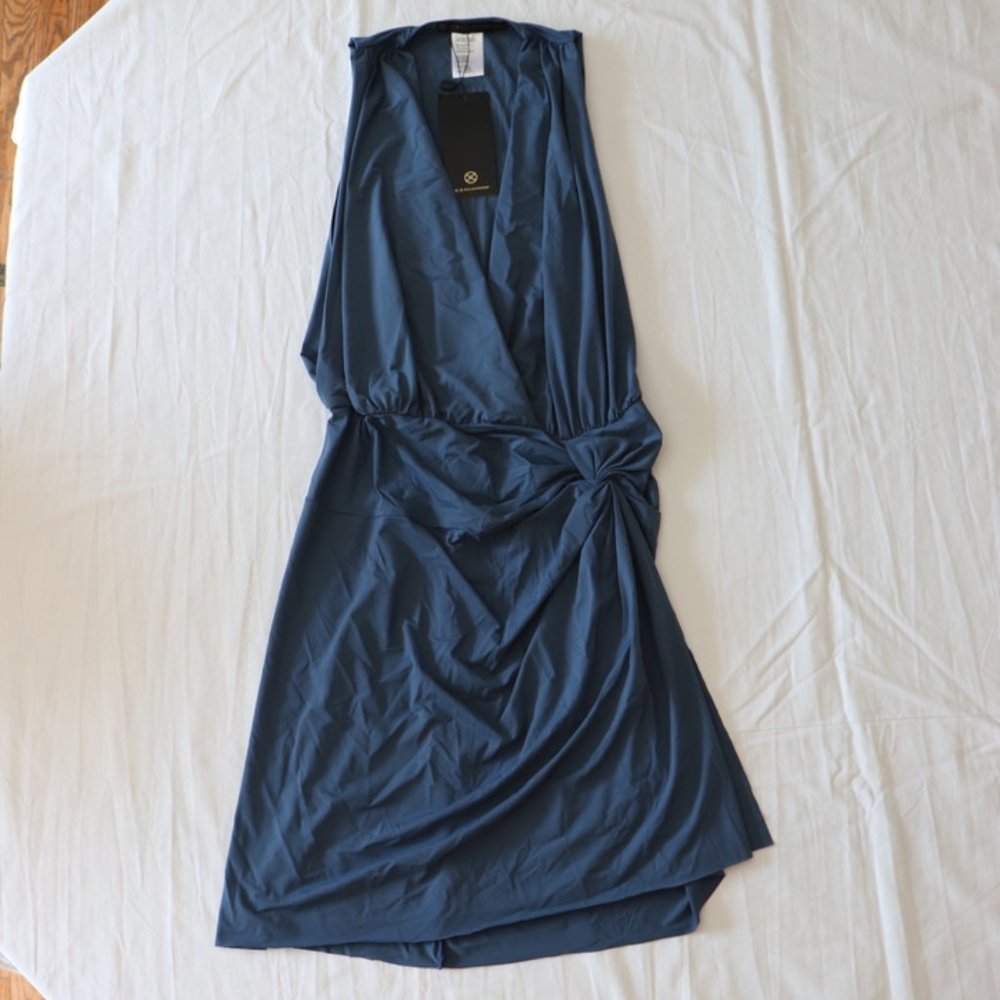 SOLD NWT VIX PAULA HERMANNY Solid Karina Mini Cover Up Grey M - Picture 5 of 8